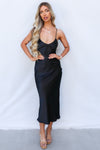 Euphoria Midi Dress - Black