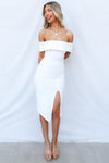 Femme Fatale Dress - White
