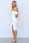Femme Fatale Dress - White