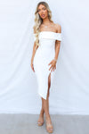 Femme Fatale Dress - White