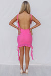 Florella Mini Dress - Hot Pink