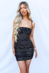 Geneva Sequin Dress - Black