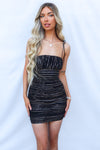 Geneva Sequin Dress - Black