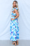 Giselle Maxi Dress - Blue Floral