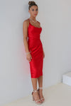 Harlow Midi Dress - Red