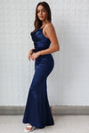 Hollywood Formal Gown - Navy - Runway Goddess