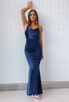 Hollywood Formal Gown - Navy - Runway Goddess