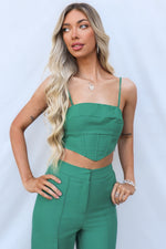 Huntar Set Top - Green