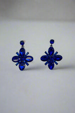Shana Earrings - Blue/Silver