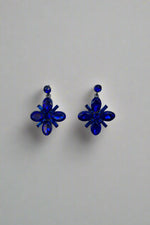 Shana Earrings - Blue/Silver
