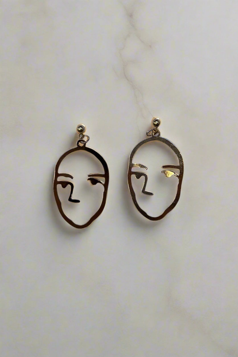 Saja Earrings - Gold