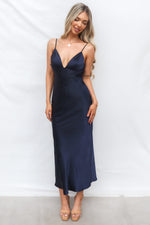 Isha Maxi Dress - Navy