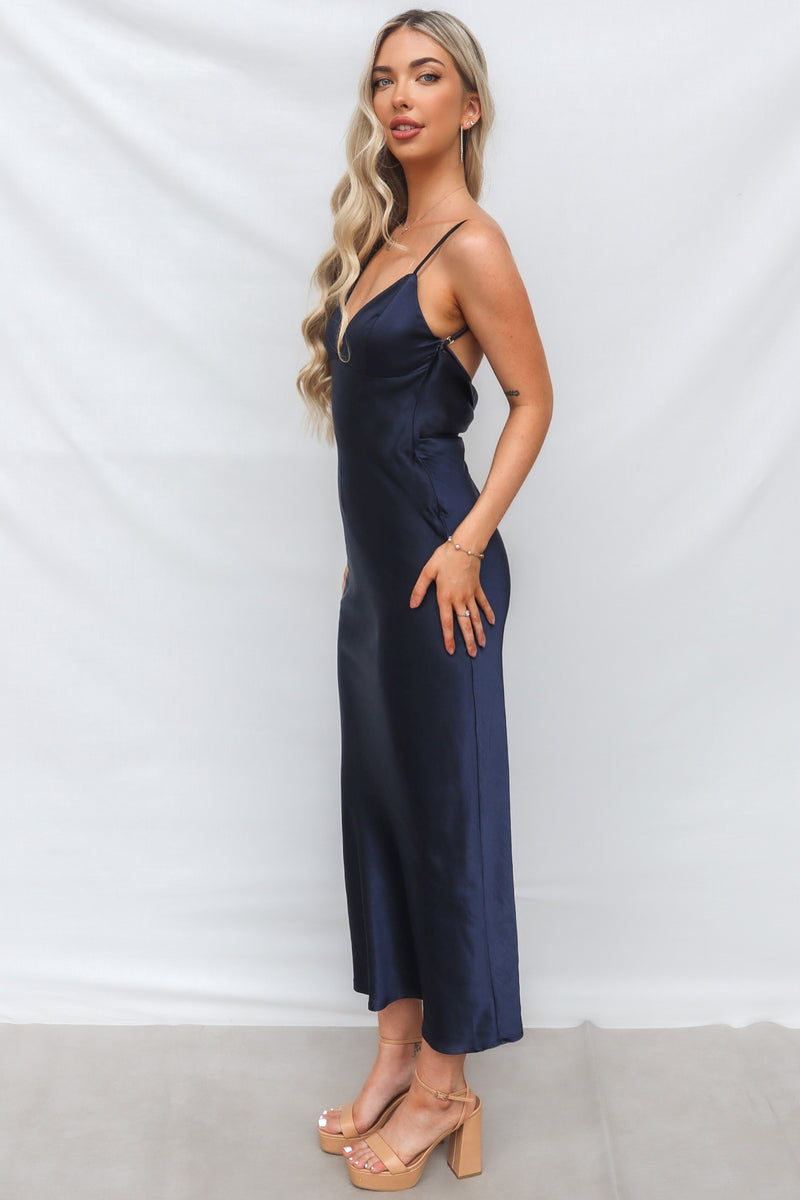 Isha Maxi Dress - Navy