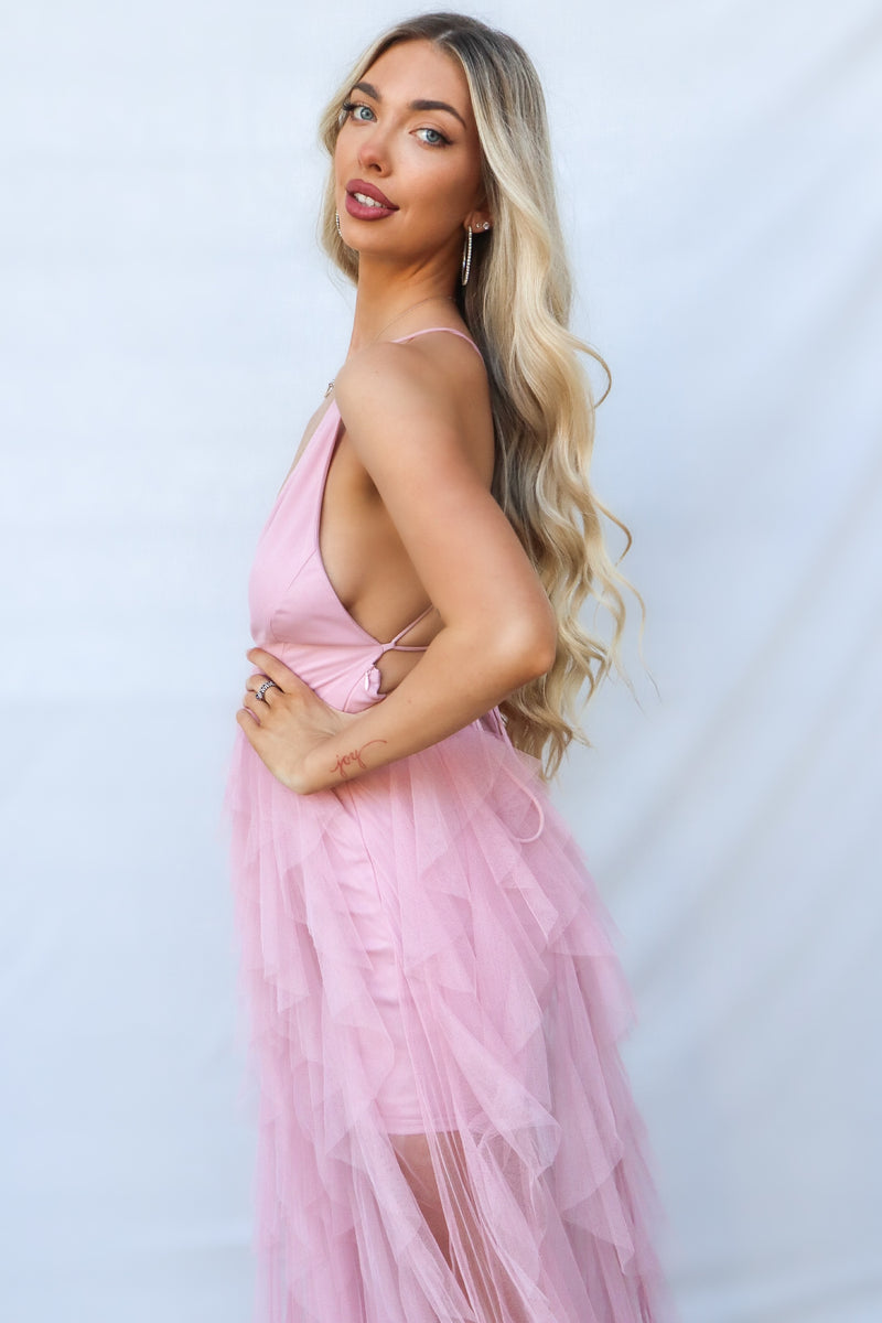 Jacinda Maxi Dress - Blush