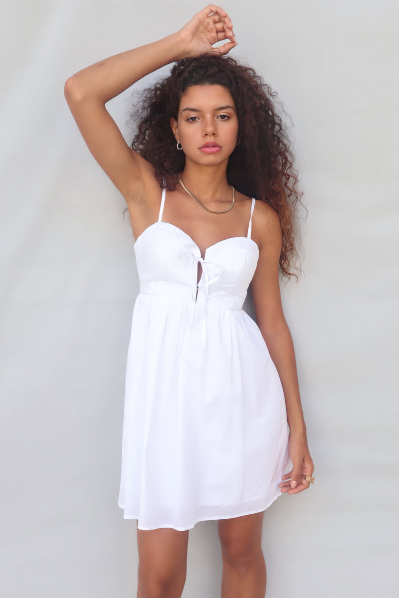 Jane Mini Dress - White