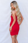 Jordyn Bodycon Dress - Red