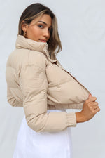 Josette Puffer Jacket - Beige