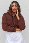 Josette Puffer Jacket - Brown