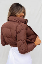 Josette Puffer Jacket - Brown