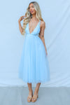Juliette Midi Dress - Baby Blue