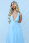Juliette Midi Dress - Baby Blue