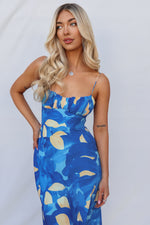 July Maxi Dress - Blue