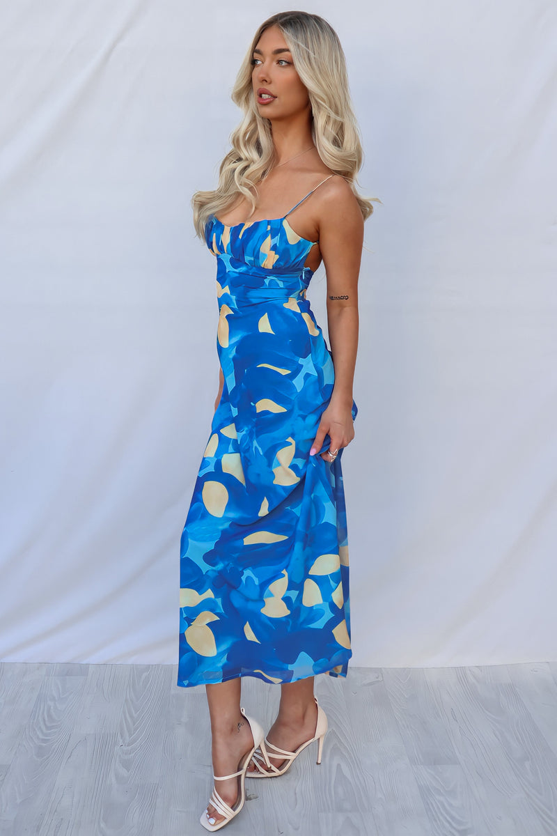 July Maxi Dress - Blue