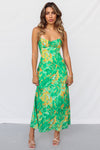 July Maxi Dress - Green/Yellow Multi