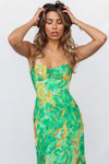 July Maxi Dress - Green/Yellow Multi