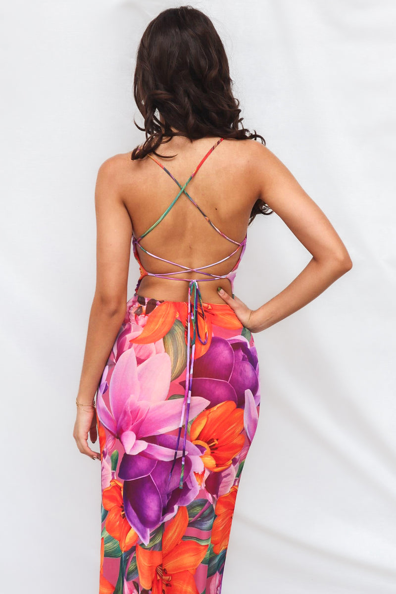 purple and orange dress Leaf Print Women's Smock 100% Polyester Abioye Oversized Short Dress in
