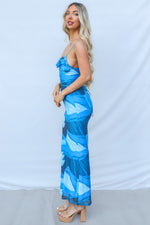 Kavita Maxi Dress - Blue Multi
