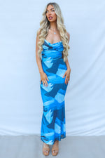 Kavita Maxi Dress - Blue Multi