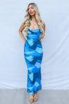 Kavita Maxi Dress - Blue Multi
