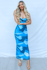 Kavita Maxi Dress - Blue Multi