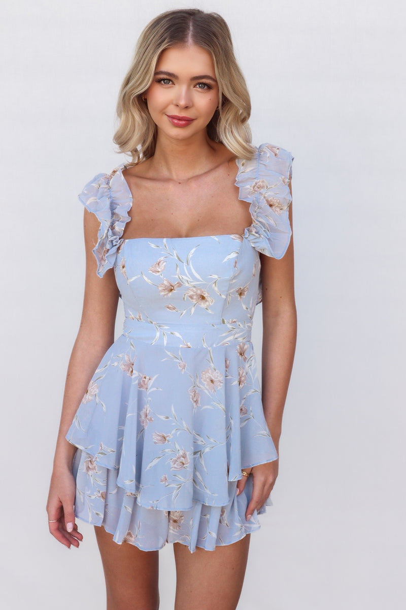 Kira Playsuit - Blue