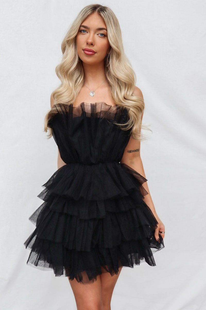 Kyrie Mini Dress - Black