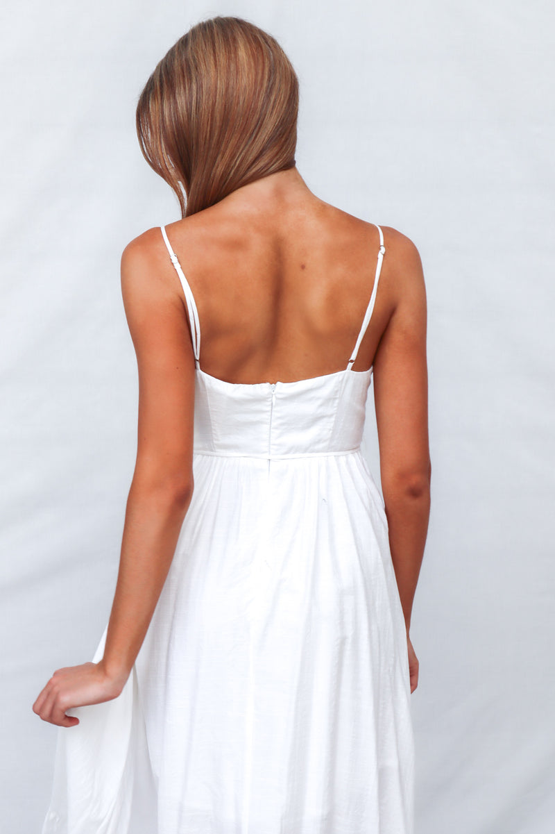 Lala Midi Dress - White