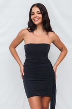 Lani Mini Dress - Black Shimmer