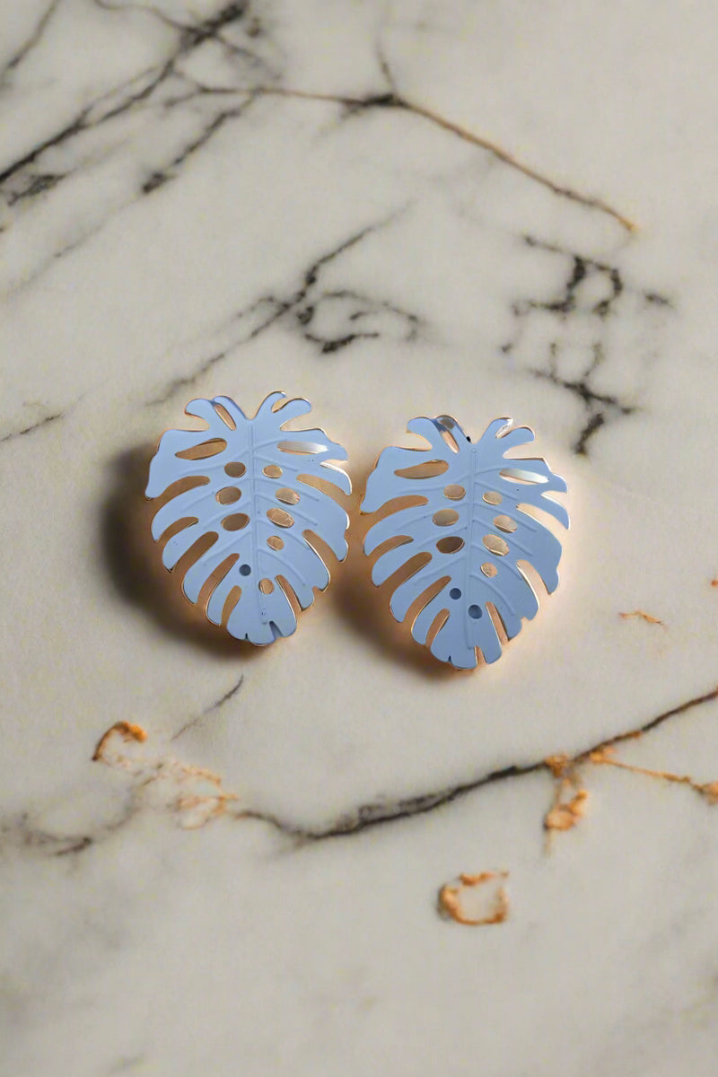 Laurel Earrings - White