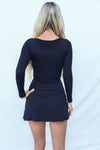 Leena Mini Dress - Black