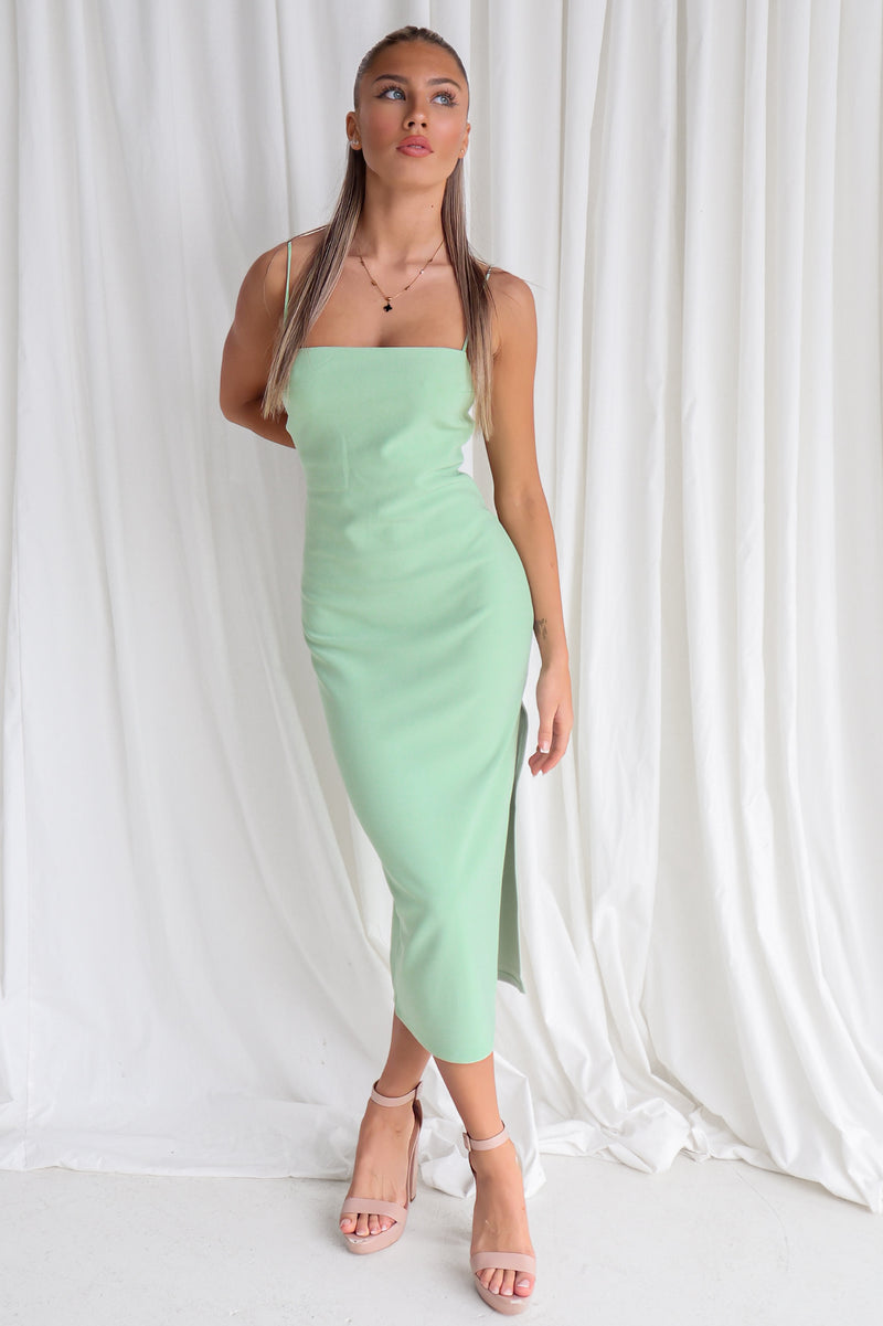 Lena Midi Dress - Green