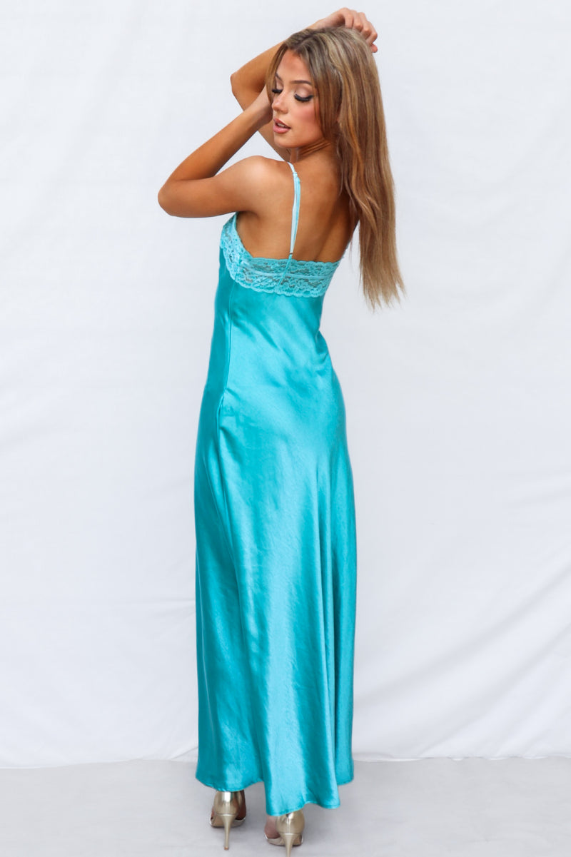 Lene Maxi Dress - Aqua
