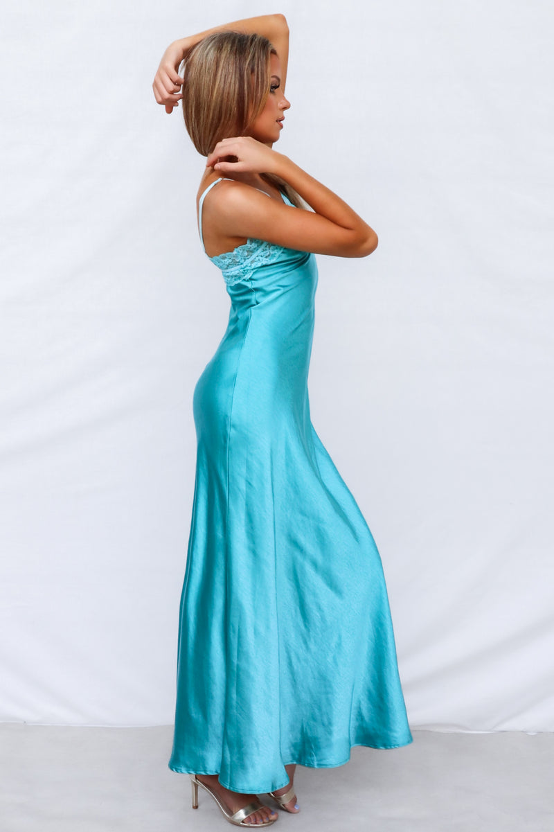 formal aqua dresses Lene Maxi Dress