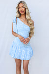 Leya Mini Dress - Blue