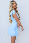Leya Mini Dress - Blue