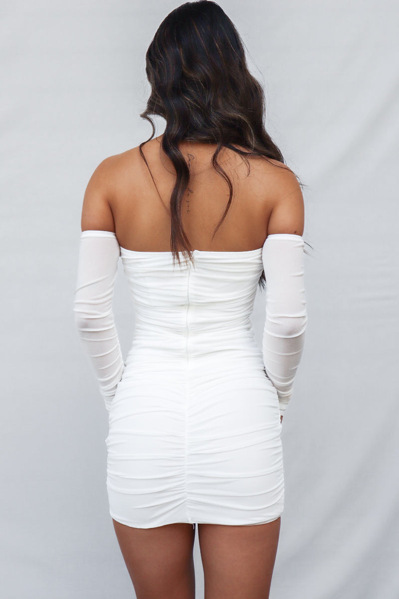 Lindy Mini Dress - White