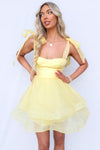 Marla Mini Dress - Yellow