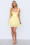 Marla Mini Dress - Yellow