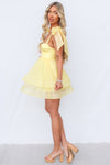 Marla Mini Dress - Yellow