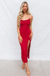 Marzia Maxi Dress - Red Shimmer
